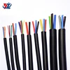 Customizable Silicone Wire 14 18 20 22 24 AWG flexible copper cable wire 2 4 6 8 core cable price for