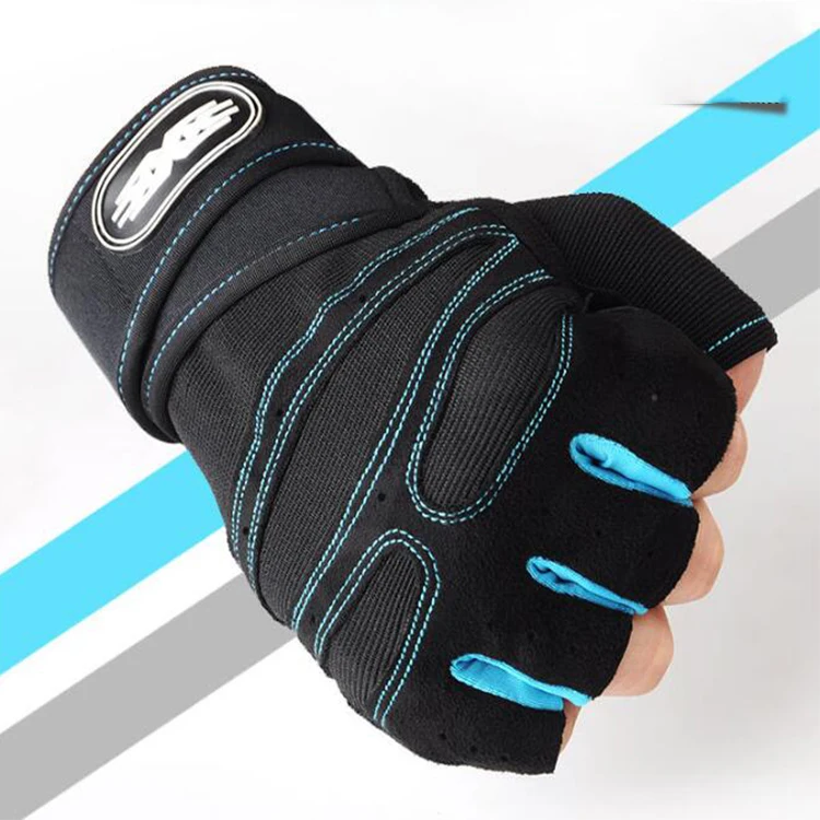 Gants de sport, respirant en microfibres Anti-Slip Grip Gants de fitness, Orange/blue/black/light blue
Gants de sport, respirant en microfibres Anti-Slip Grip Gants de fitness, Orange/blue/black/light blue