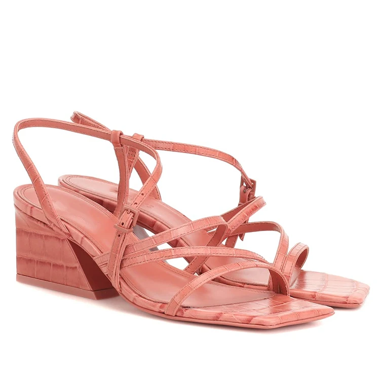 2020 Hot Sale Strange Square Chunky High Heel Women shoes Square Peep Toe Block Heel Strappy Lady Sandals
2020 Hot Sale Strange Square Chunky High Heel Women shoes Square Peep Toe Block Heel Strappy Lady Sandals