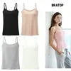 B30415A Europea ladies summer wear new padded modal wireless integrated seamless crop tops