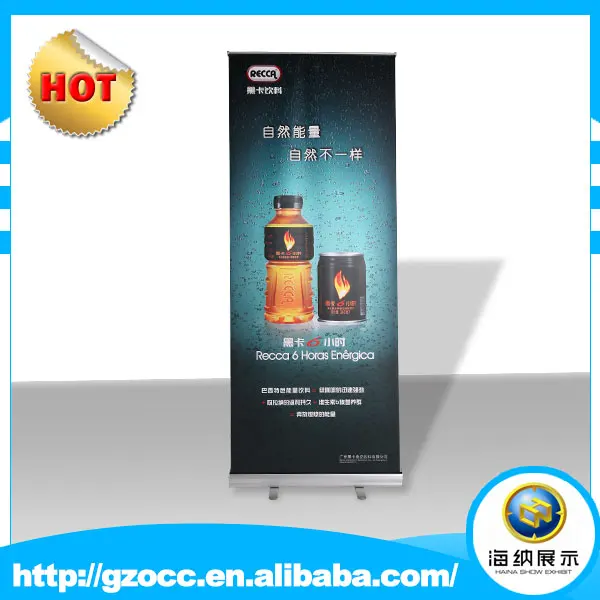 Guangzhou Advertising Promotion Aluminum Retractable Easy Roll Up