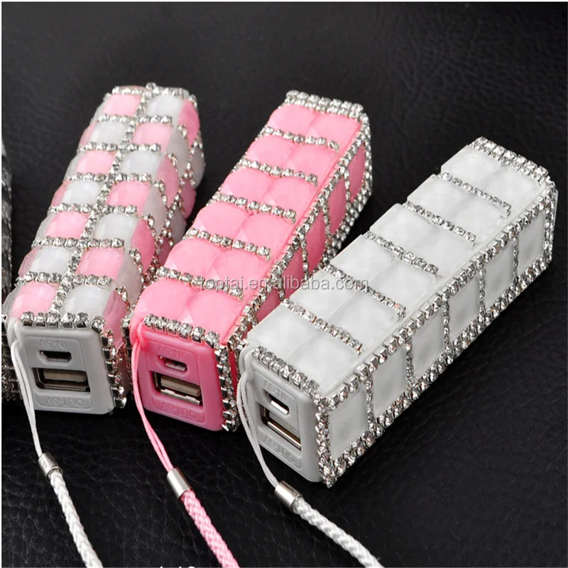 2600mAh Bling Colorful External Battery Power Bank For Cell Phone Tablet - ANKUX.COM