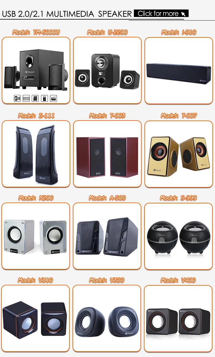 Kisonli Portable New Mini cheap TV Surround DJ USB 3 inch speaker box - ANKUX.COM