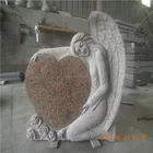 Wholesale Maple Red Angel Heart Tombstone