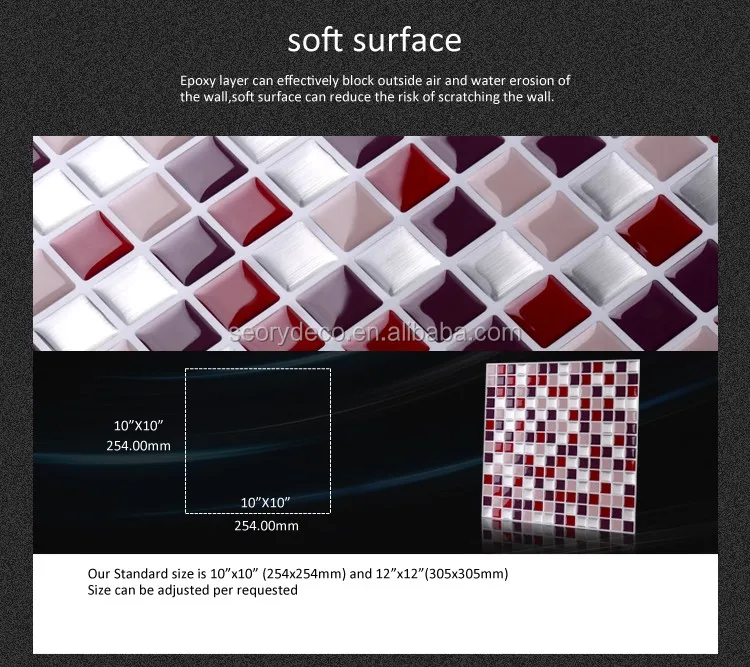 self backsplash mosaic tile