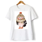 Women Summer Breathable 100%Cotton T shirt with High Quality Cute Chick Kornit Digital Printed
