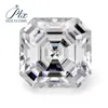 GRC certification High quality EF White 7.5x7.5mm Asscher cut 1.5ct synthetic moissanite diamond