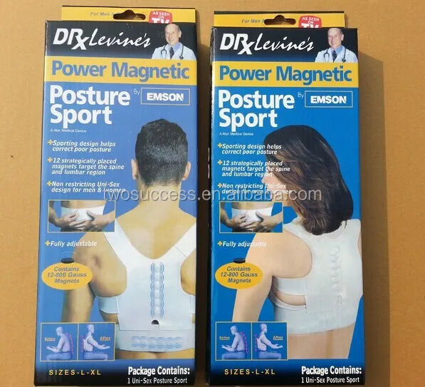Wholesale Magnetic therapy posture support for men and women health care back brace posture support belt corrector