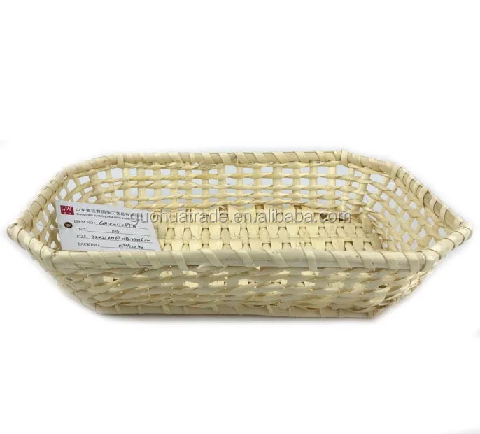 hand woven decoration willow wicker cutlery fruit storage tray