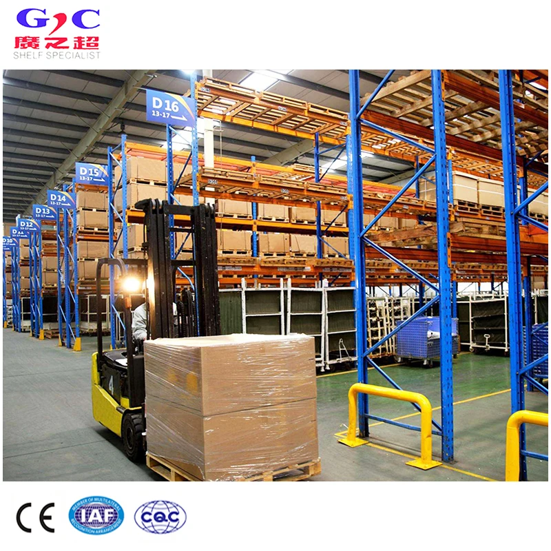 Heavy Weight Warehouse Storage Selective Pallet Racking System with Knockdown Structure