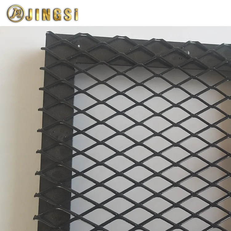 Colored Diamond Hole Expanded Metal Mesh Suspended Ceiling Tiles