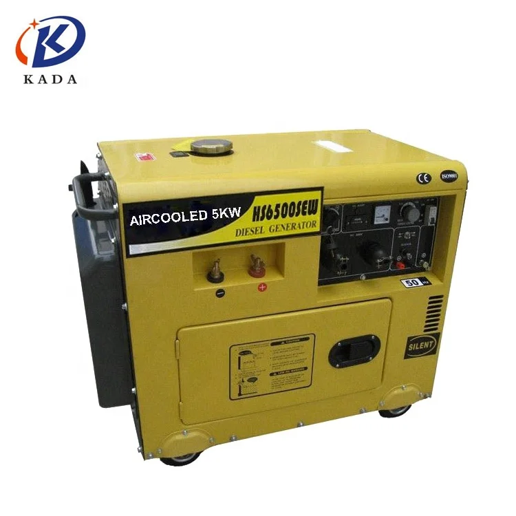 Open/silent type diesel generator 5000 watt generator dynamo