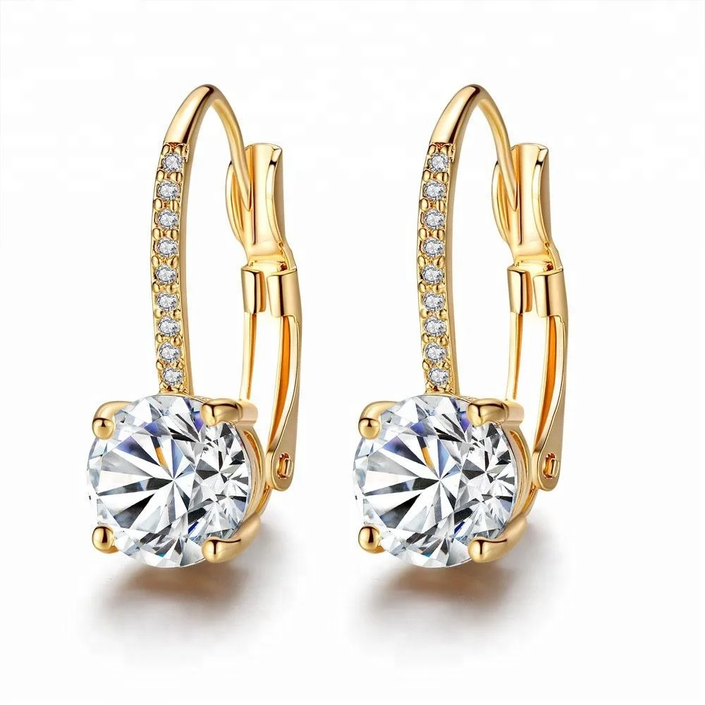 2018 Ear Ring Simple And Stylish True Gold Jewelry Saudi Gold Earrings Design Photos
2018 Ear Ring Simple And Stylish True Gold Jewelry Saudi Gold Earrings Design Photos