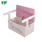 High quality Eco-Friendly wood child toy storage box for sale