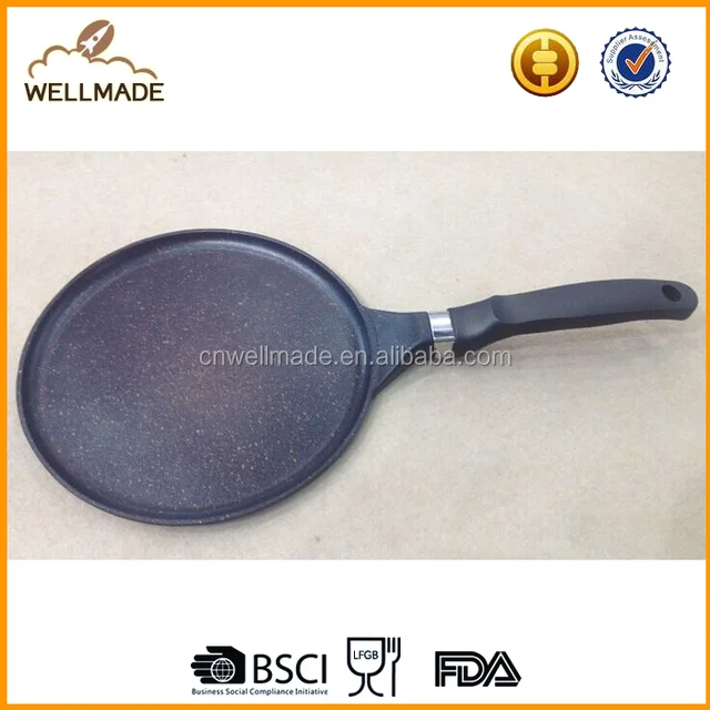 marble crepe pan