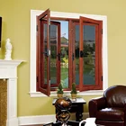 Triple glazing casement cheap aluminum windows