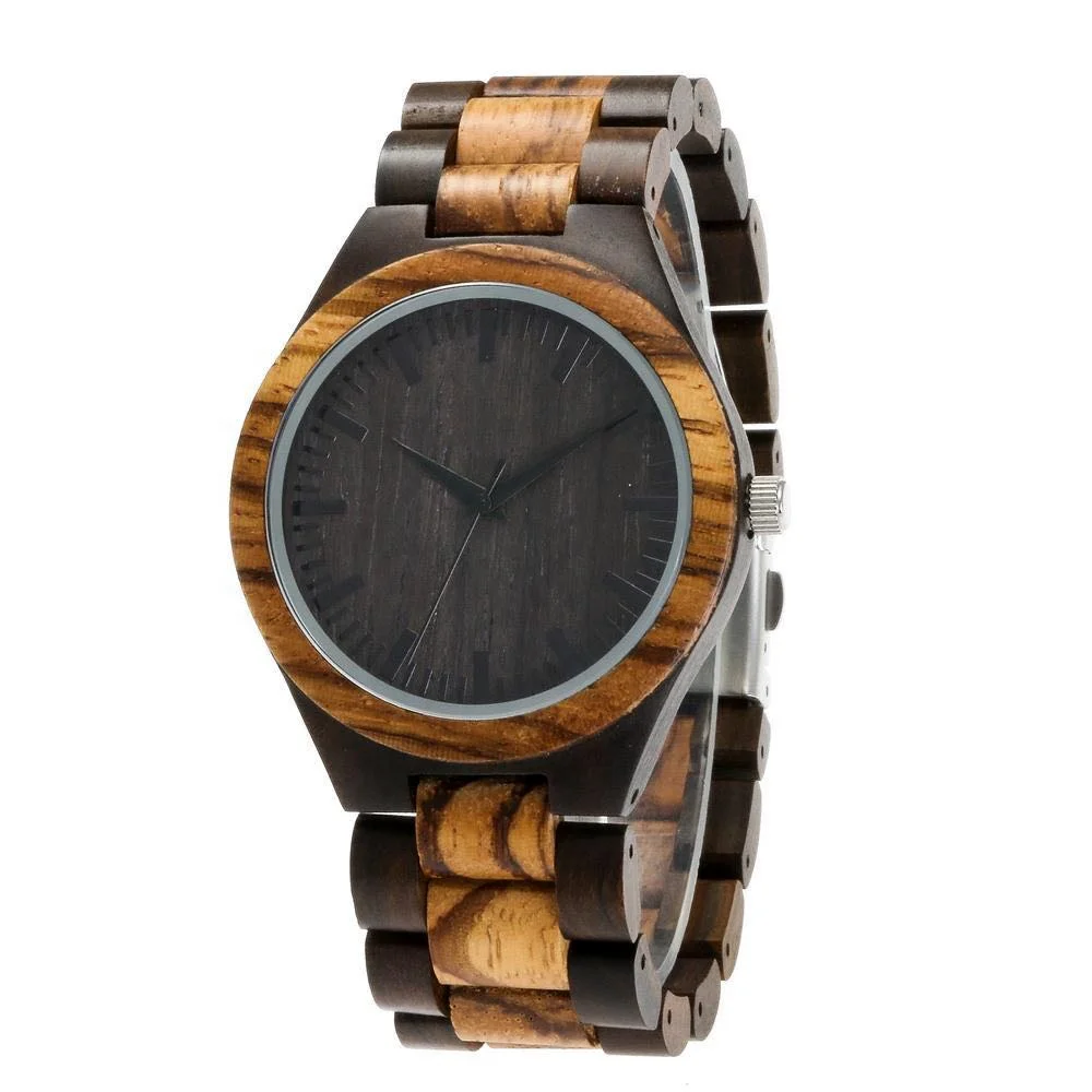 Hundred Persent Handmade Wooden Watches Men's Fashion Zebrano Watch Japan Movement Quartz Wristwatch Relogio Masculino
Hundred Persent Handmade Wooden Watches Men's Fashion Zebrano Watch Japan Movement Quartz Wristwatch Relogio Masculino