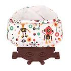 Food grade silicone baby teething plain baby bibs wholesale