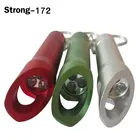 Low factory price 3leds keychain bottle opener aluminium mini flashlights