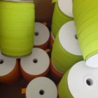 Bulk Colored Polyester Flat Braided Elastic Band for Notebook