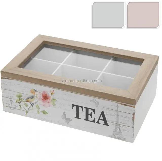 tea box wood gift, wooden tea chests, wooden tea box