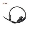 Factory price led rope light cable waterproof 4 pin plug signal line adapter connector and power extension cord socket