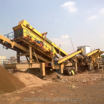 High Performance Mobile Stone Screener Plant