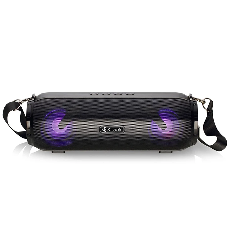 Kisonli Newest Model Outdoor Active LED Wireless Two-way 1200mAh TWS 1+1 Speaker - ANKUX.COM