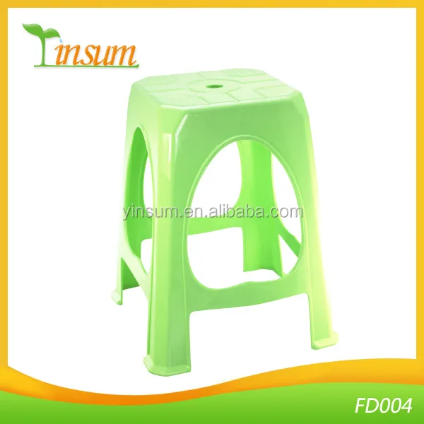 Plastic Large Tall Long High Stool Shop Office Kitchen Bathroom Garden