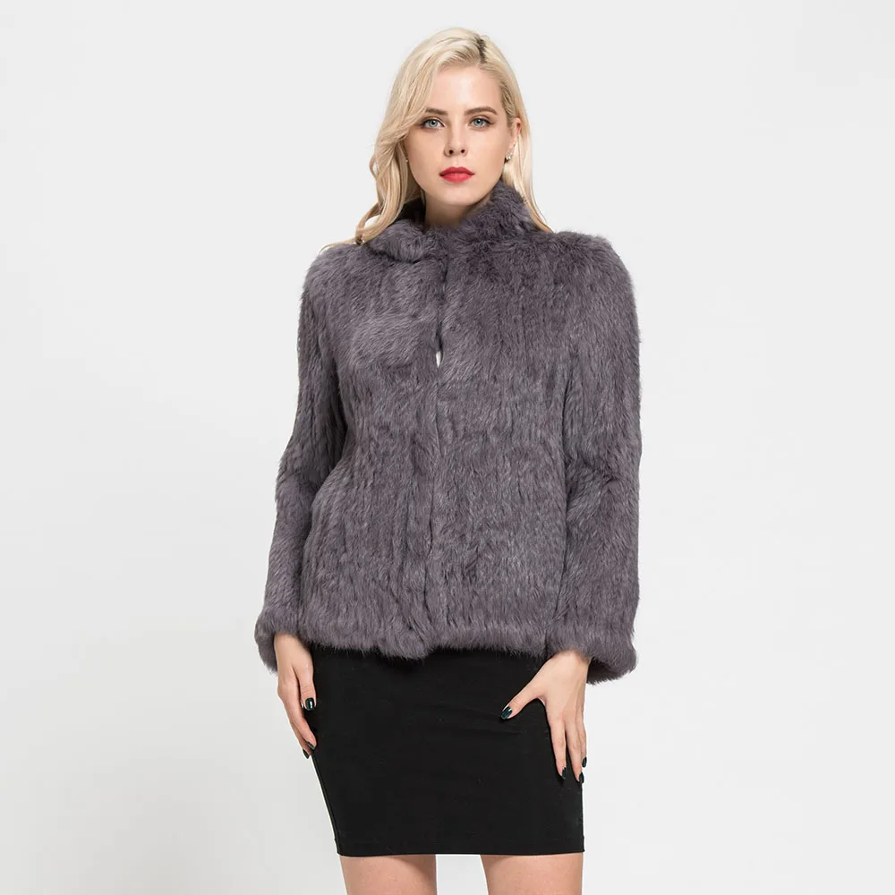 Women Real Rabbit Fur Coat Winter Warm Short Jackets Thick Knitted Fur Outerwear 2018 New, Customized color
Women Real Rabbit Fur Coat Winter Warm Short Jackets Thick Knitted Fur Outerwear 2018 New, Customized color