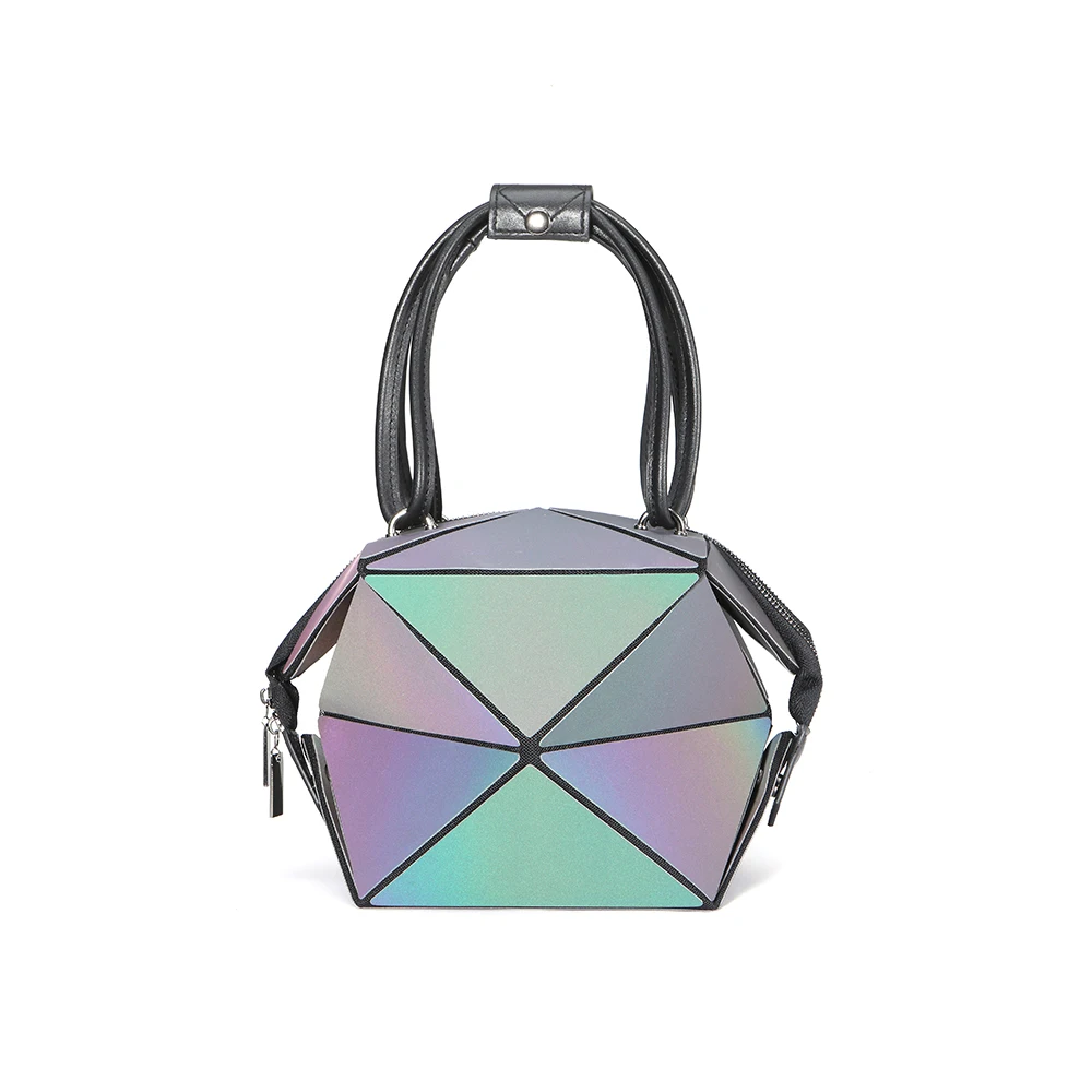 Geometric Purse Holographic Purse and Handbag Color Changes Luminous Purse and Wallet Set for Women
Geometric Purse Holographic Purse and Handbag Color Changes Luminous Purse and Wallet Set for Women