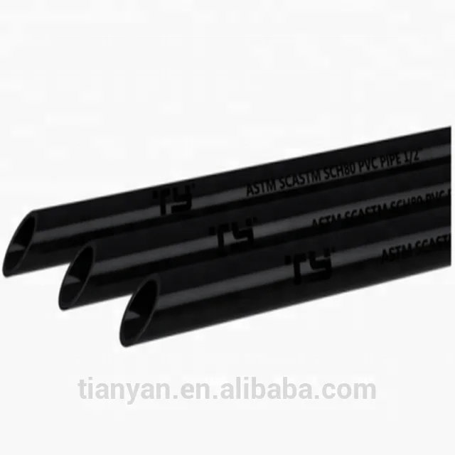 UPVC تاي عالية الجودة SCH 80 PVC تجهيزات أنابيب بلاستيكية أنبوب رخيصة كامل حجم الأنابيب