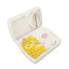 Medical Pill Box With Cutter Pill Case