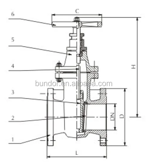 A105 Pn16 Gate Valve Brand