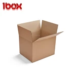 blank brown paperboard carton box for shipping