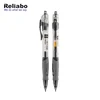 Reliabo School Student Stationery Plastic Material 0.5Mm Double Ball Nib Retractable Gel Pen