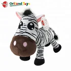 custom cute soft toy plush zebra stuffed forest animals gift set