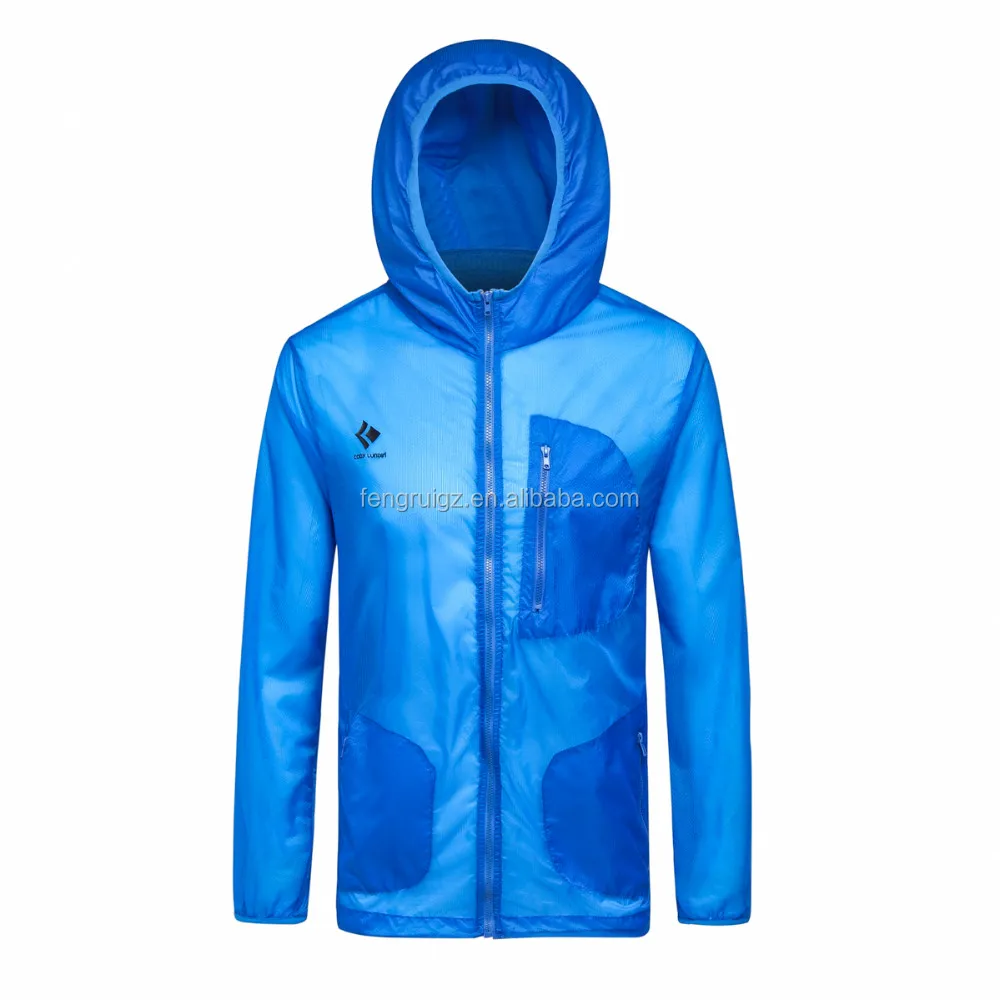 jacket male summer with a hood sun protection skin clothing uv