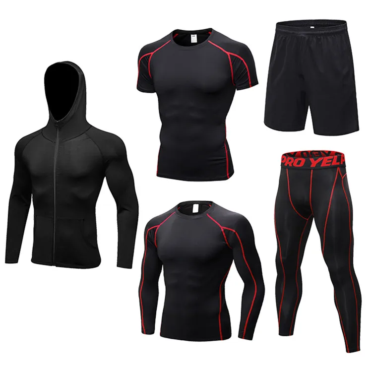 2019 FREE SHIPPING Men Breathable Fitness Sport Suit Basketball Football Tennis Fitness Gym Tight Tracksuit For Men Running Sets, 4 colors
2019 FREE SHIPPING Men Breathable Fitness Sport Suit Basketball Football Tennis Fitness Gym Tight Tracksuit For Men Running Sets, 4 colors
