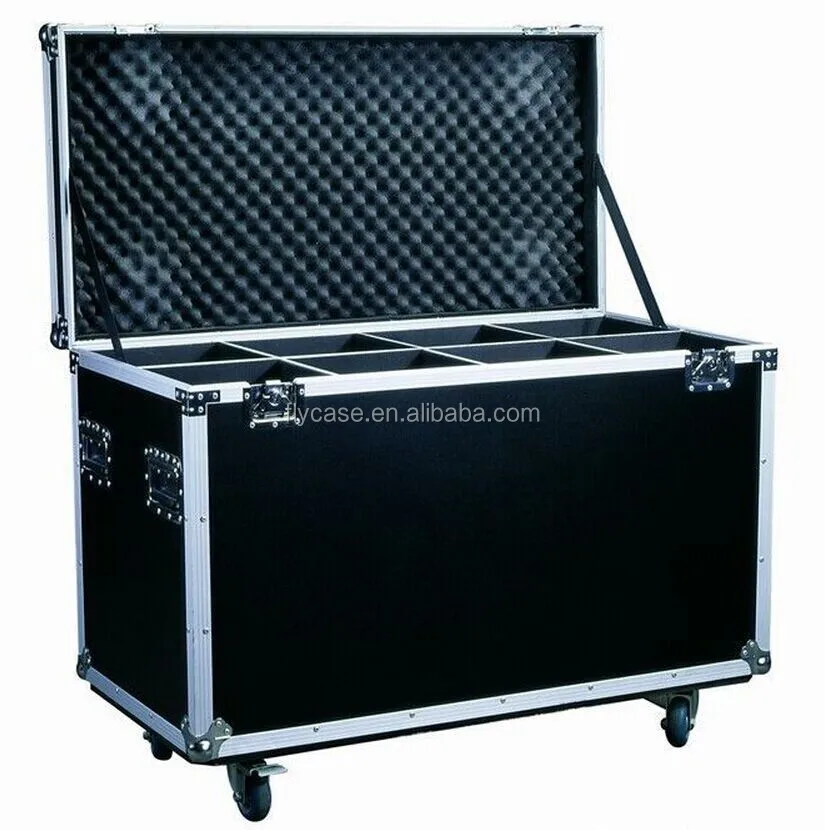nonrust aluminum profile fireproof hard shell dj equipment flight case at reasonable price with butterfly locks strong handle