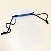 Portable Mini Transparent Backpack Drawstring Pouch Clear PVC Packaging Toys Bag