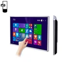 24 inch indoor used wall mount all in one pc windows 10 lcd touch screen video display
