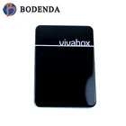 Manufacture Hot sale D-shape metal tin CD case/DVD BOX