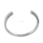 "I Love you to the Moon and Back" Cuff Memorial Ashes Holder Keepsake Bangle Cremation Urn Bracelet