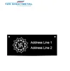 Low price customized cast metal house door number and Address Place Sign for stainless steel 304 stampings