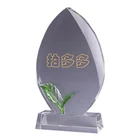 Special Design Sandblasted Clear Crystal Shield Award For School Souvenir Gifts