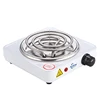 Home kitchen appliance 1000W electric cooking single hot plate with coil heating tube for Family Cooking
