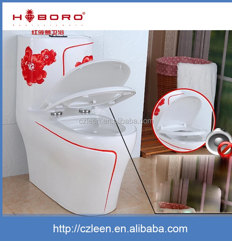 Chaozhou Washdown Ceramic S-Trap Double Toilet Seat