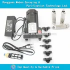 12V micro fog aeroponics system,16 nozzles 12 bar fine mist system