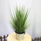 90cm faux potted plants green plant decoration artificial onion grass bulk